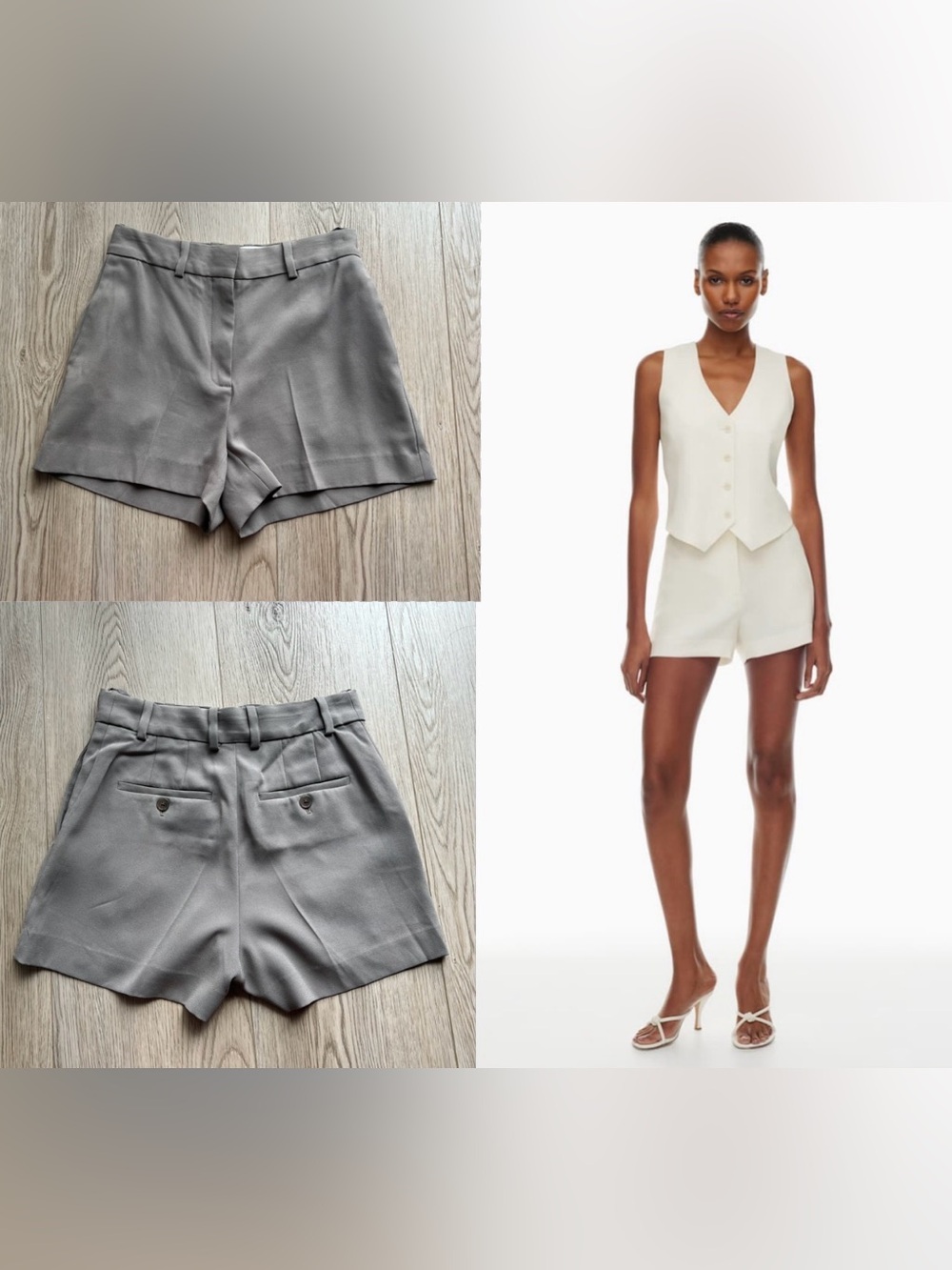 Babaton Agency Mini Short Sz 2 Modern Taupe colour